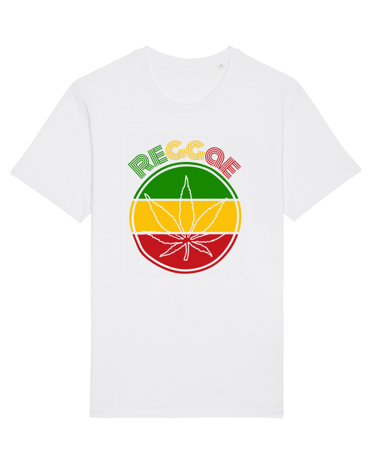 Tricou mânecă scurtă Unisex Rocker White