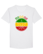 Reggae Music lover Tricou mânecă scurtă guler larg Bărbat Skater