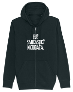 Eu? Sarcastic? Niciodata. Hanorac cu fermoar Unisex Connector