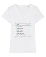 google search / black Tricou mânecă scurtă guler V Damă Evoker