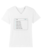 google search / black Tricou mânecă scurtă guler V Bărbat Presenter