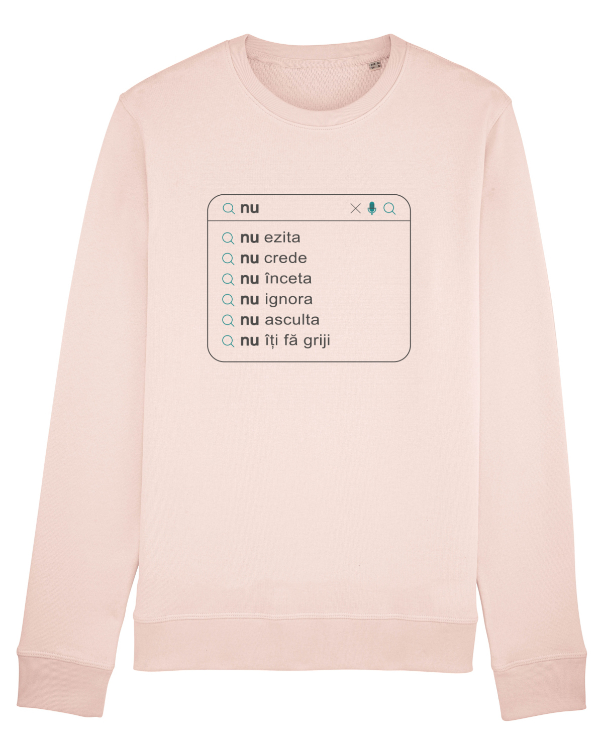 Bluză mânecă lungă Unisex Rise Candy Pink
