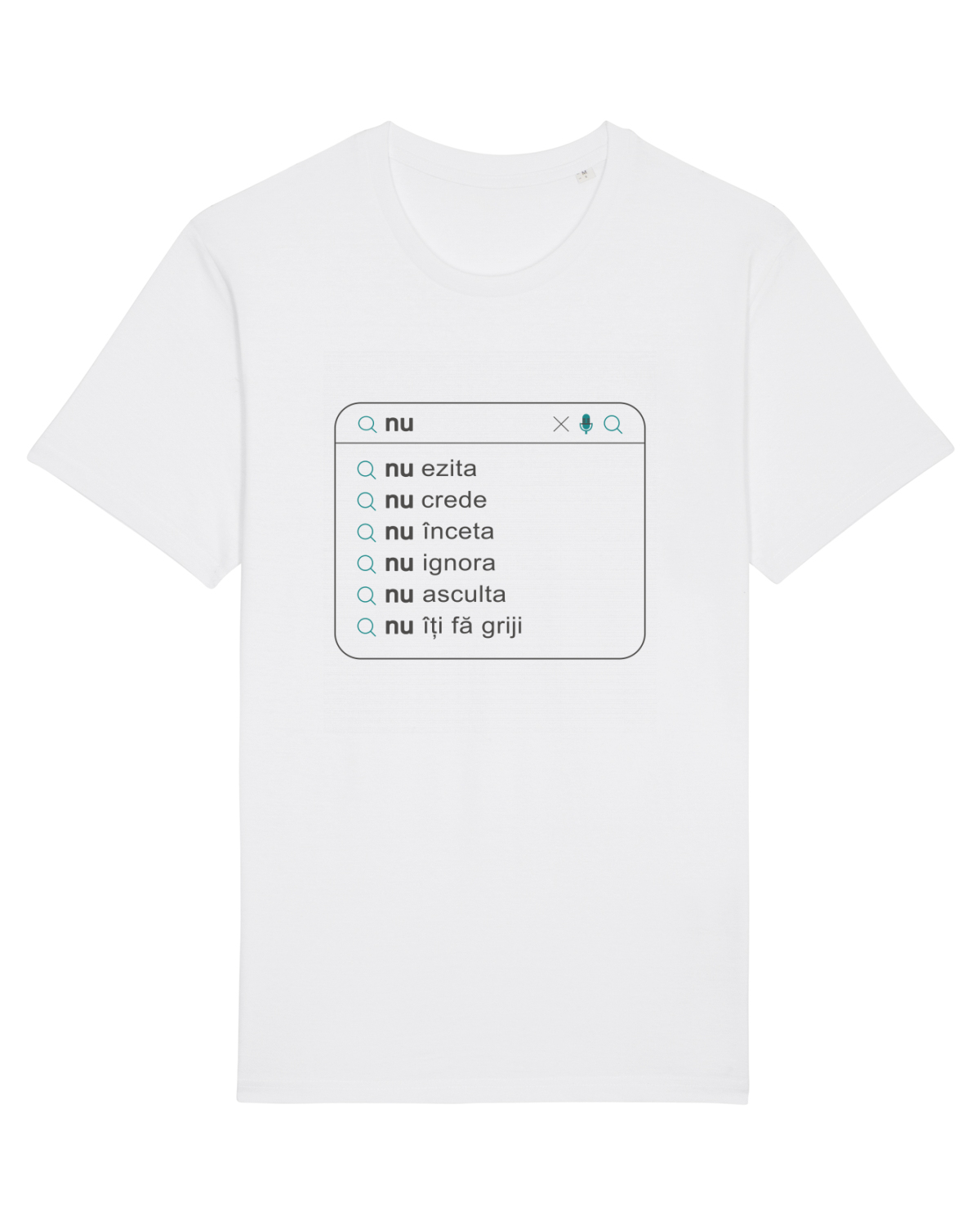Tricou mânecă scurtă Unisex Rocker White