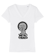 Metal Head Tricou mânecă scurtă guler V Damă Evoker