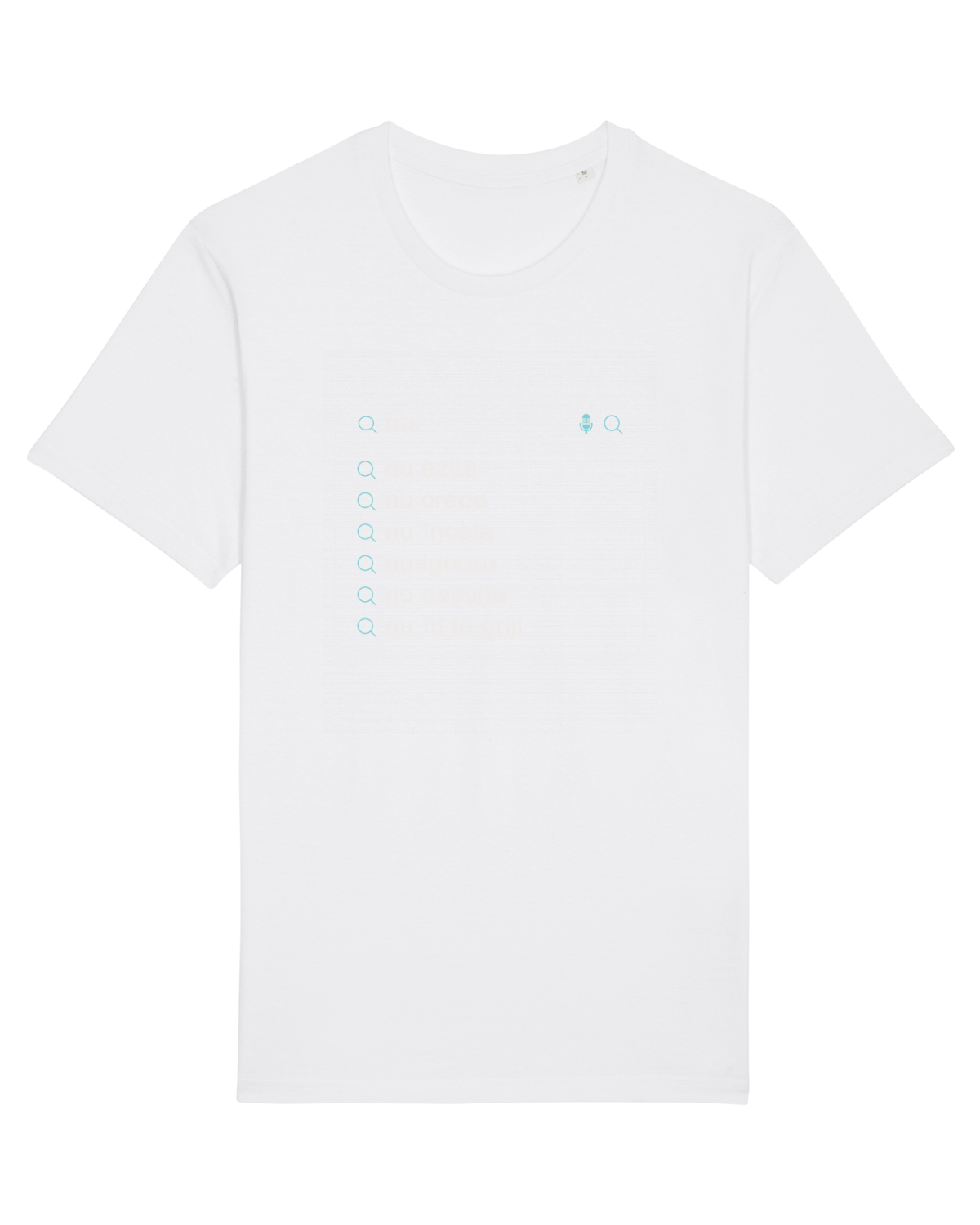 Tricou mânecă scurtă Unisex Rocker White