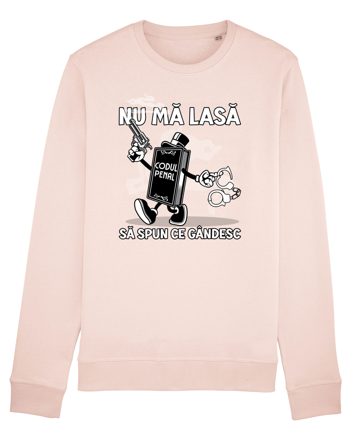 Bluză mânecă lungă Unisex Rise Candy Pink