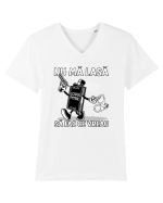 Codul Penal v2 Tricou mânecă scurtă guler V Bărbat Presenter