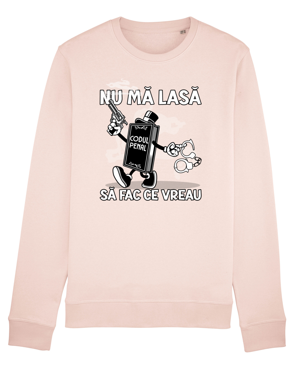 Bluză mânecă lungă Unisex Rise Candy Pink