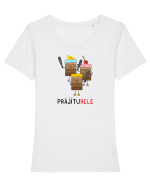 prăjituRELE Tricou mânecă scurtă guler larg fitted Damă Expresser