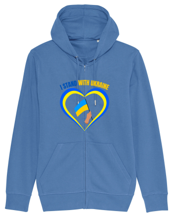 I Stand With Ukraine Bright Blue