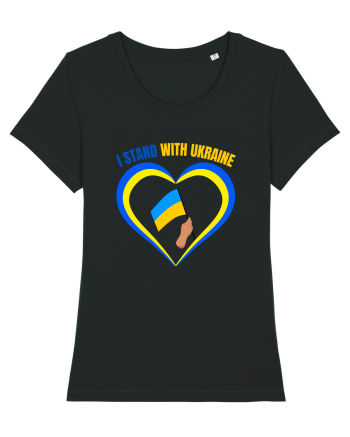 I Stand With Ukraine Black