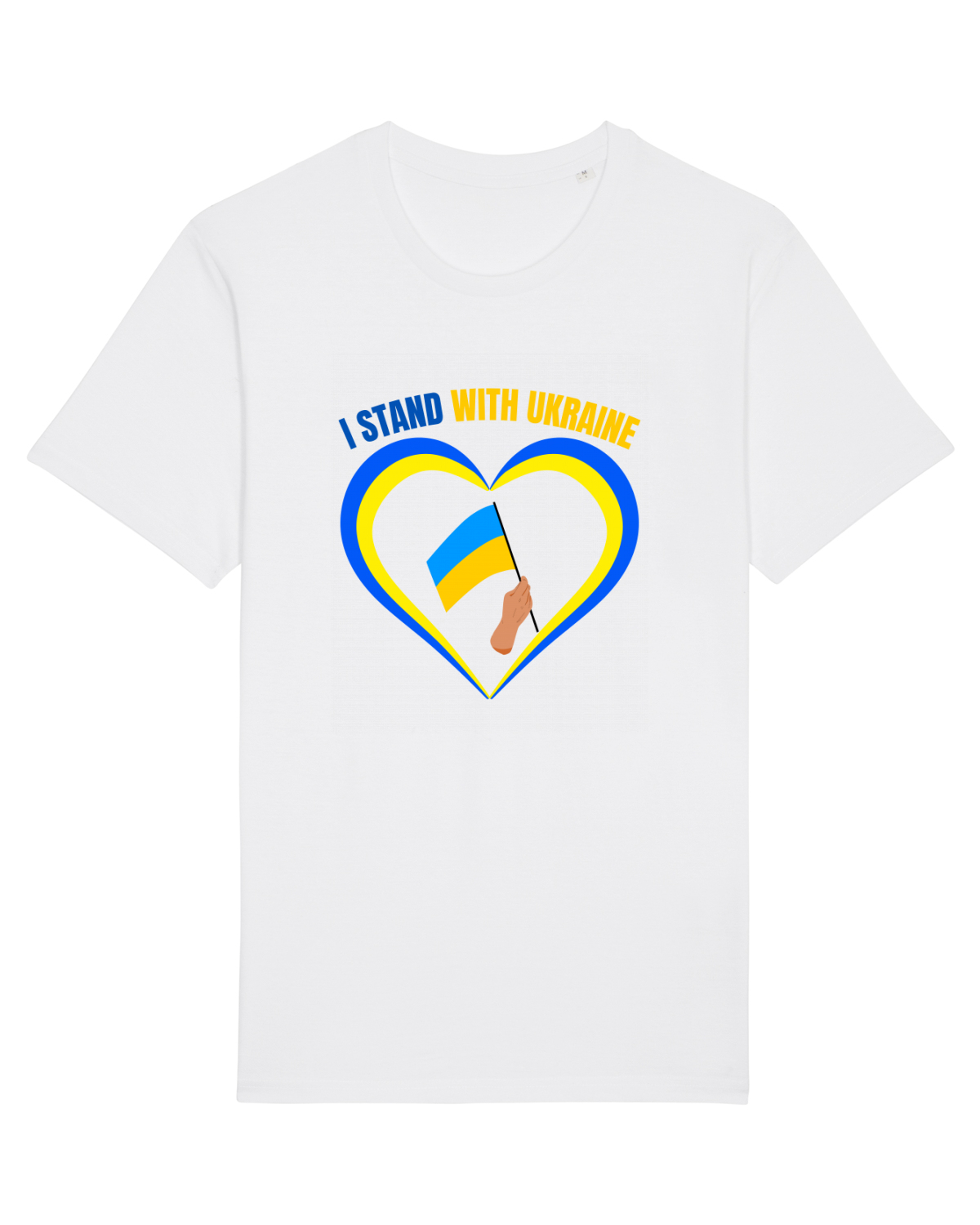 Tricou mânecă scurtă Unisex Rocker White