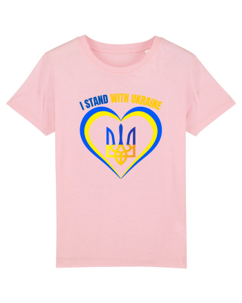 I Stand With Ukraine Cotton Pink