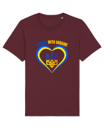 I Stand With Ukraine Tricou mânecă scurtă Unisex Rocker