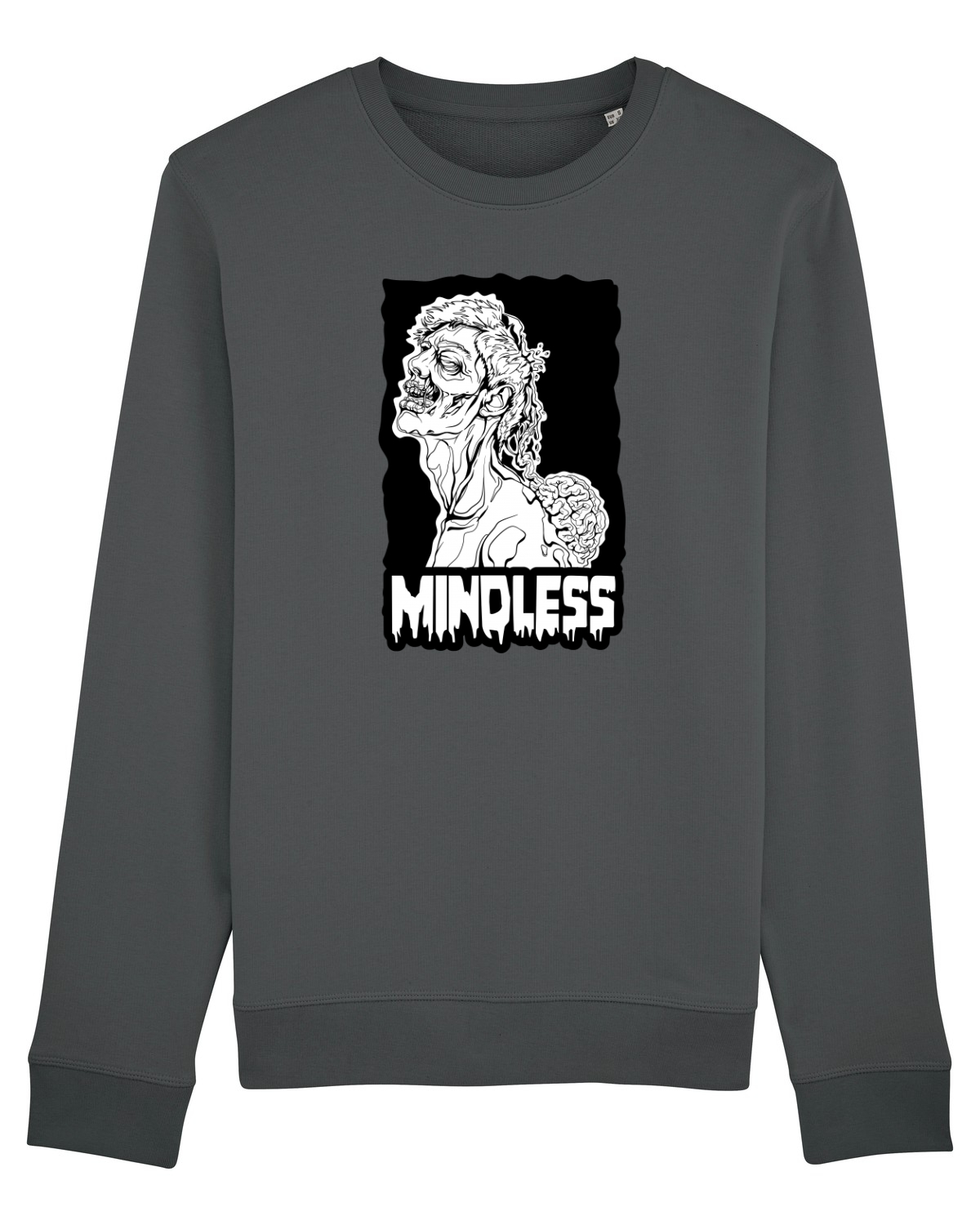 Bluză mânecă lungă Unisex Rise Anthracite