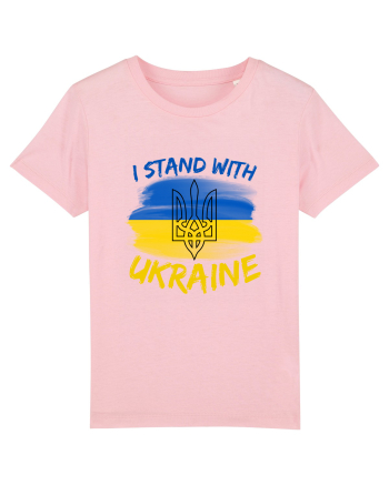 I Stand With Ukraine Cotton Pink