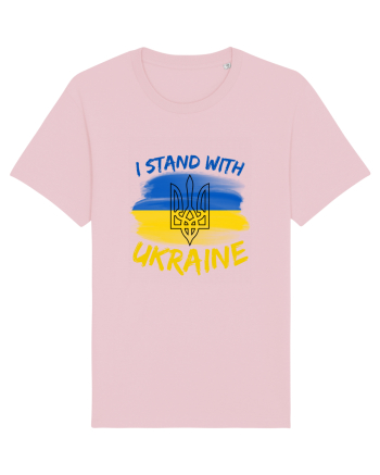 I Stand With Ukraine Cotton Pink