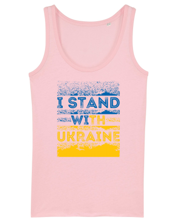 I Stand With Ukraine Cotton Pink