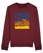 I Stand With Ukraine Bluză mânecă lungă Unisex Rise