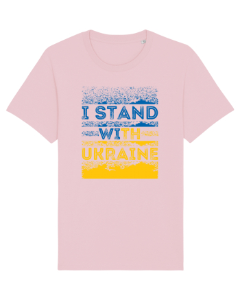 I Stand With Ukraine Cotton Pink