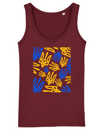 I Stand With Ukraine Burgundy