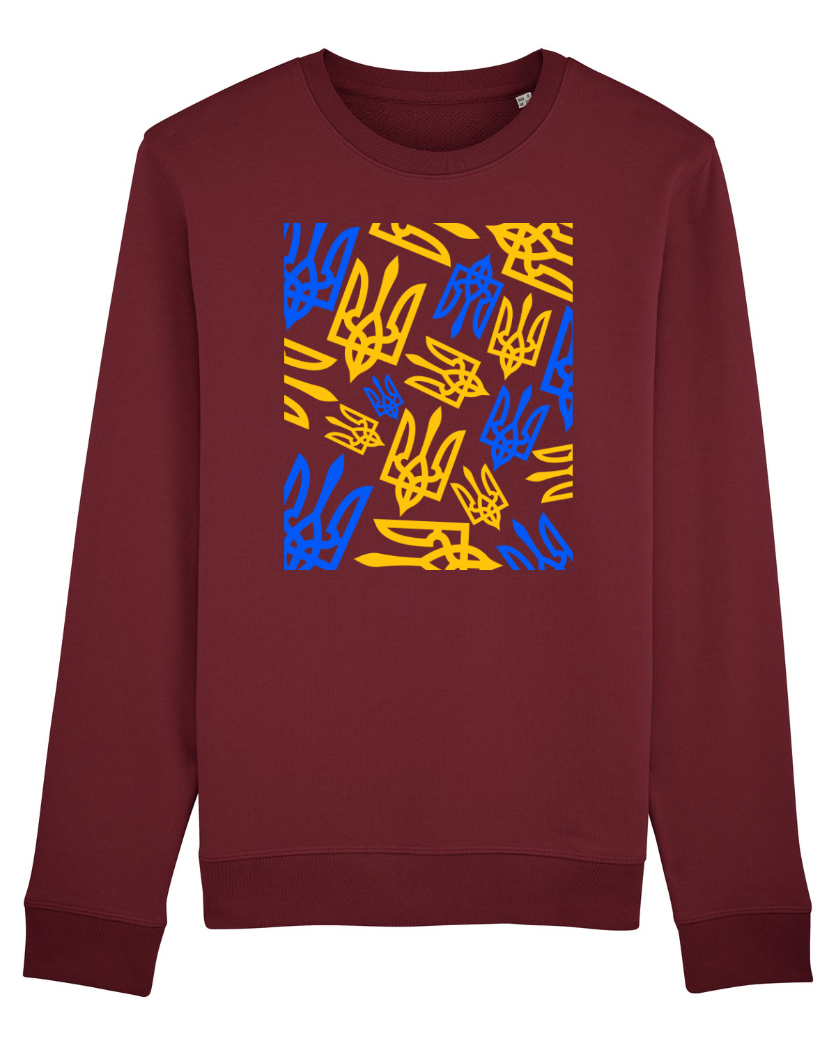 Bluză mânecă lungă Unisex Rise Burgundy