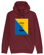 I Stand With Ukraine Hanorac cu fermoar Unisex Connector