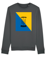 I Stand With Ukraine Bluză mânecă lungă Unisex Rise