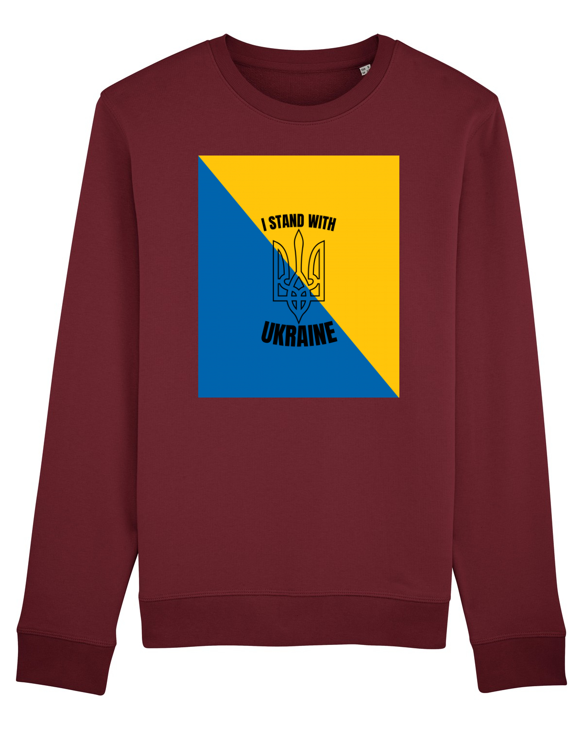Bluză mânecă lungă Unisex Rise Burgundy