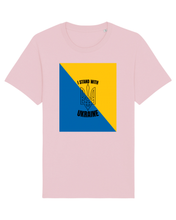 I Stand With Ukraine Cotton Pink