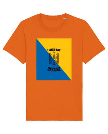 I Stand With Ukraine Bright Orange