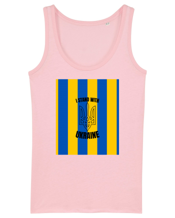 I Stand With Ukraine Cotton Pink