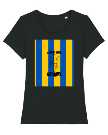 I Stand With Ukraine Black