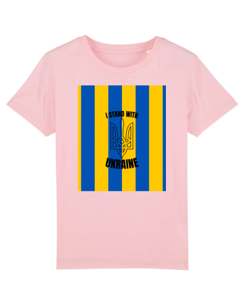 I Stand With Ukraine Cotton Pink