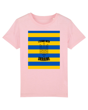 I Stand With Ukraine Cotton Pink