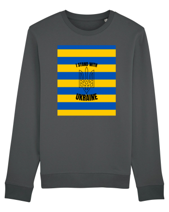 I Stand With Ukraine Anthracite