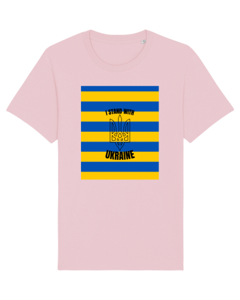 I Stand With Ukraine Cotton Pink