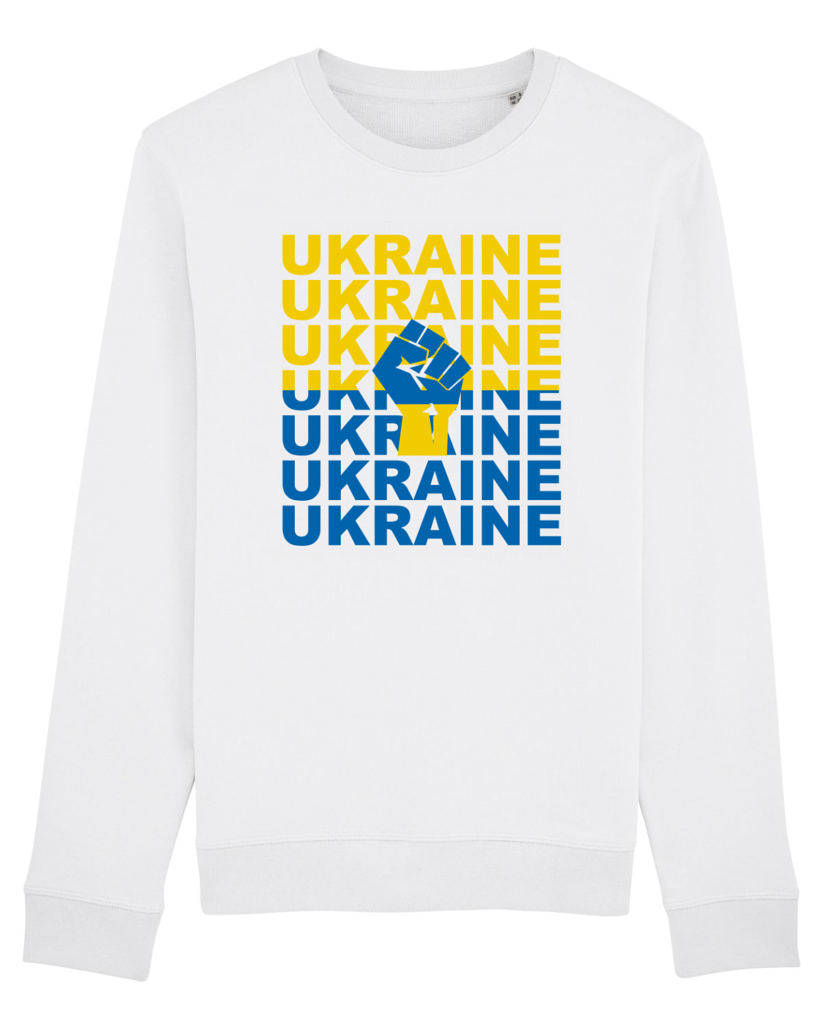 Bluză mânecă lungă Unisex Rise White