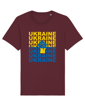 I Stand With Ukraine Burgundy