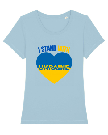 I Stand With Ukraine Sky Blue