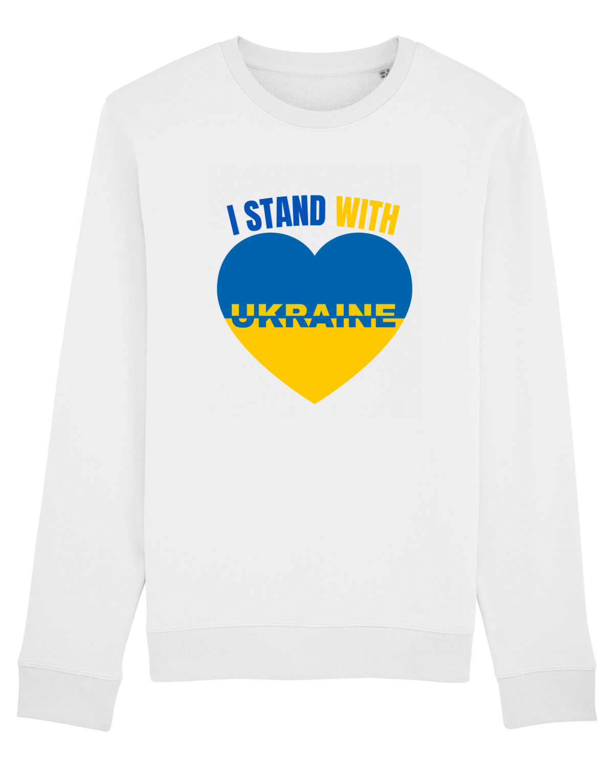 Bluză mânecă lungă Unisex Rise White