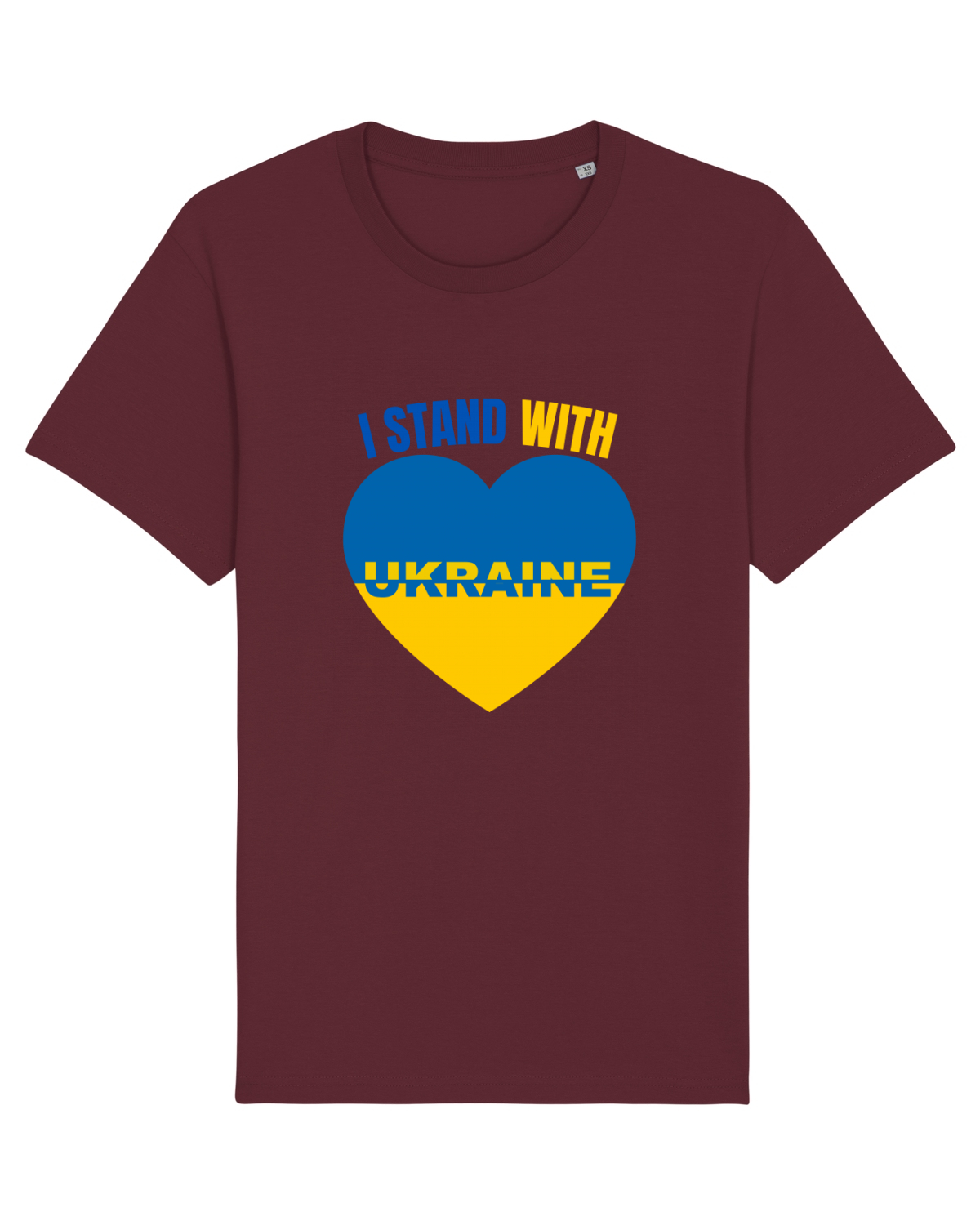 Tricou mânecă scurtă Unisex Rocker Burgundy