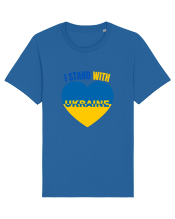 I Stand With Ukraine Royal Blue