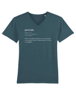 Șifonier - definiție Tricou mânecă scurtă guler V Bărbat Presenter