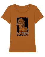 Mindless Tricou mânecă scurtă guler larg fitted Damă Expresser