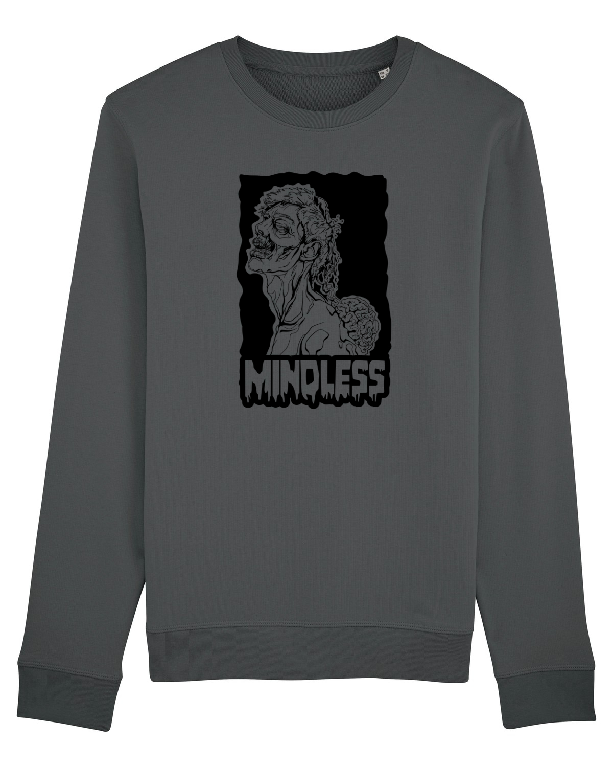 Bluză mânecă lungă Unisex Rise Anthracite