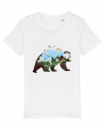 Bear landscape Tricou mânecă scurtă  Copii Mini Creator