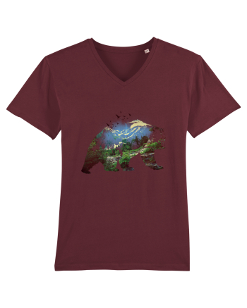 Bear landscape Burgundy