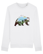 Bear landscape Bluză mânecă lungă Unisex Rise
