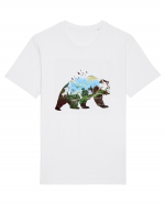 Bear landscape Tricou mânecă scurtă Unisex Rocker